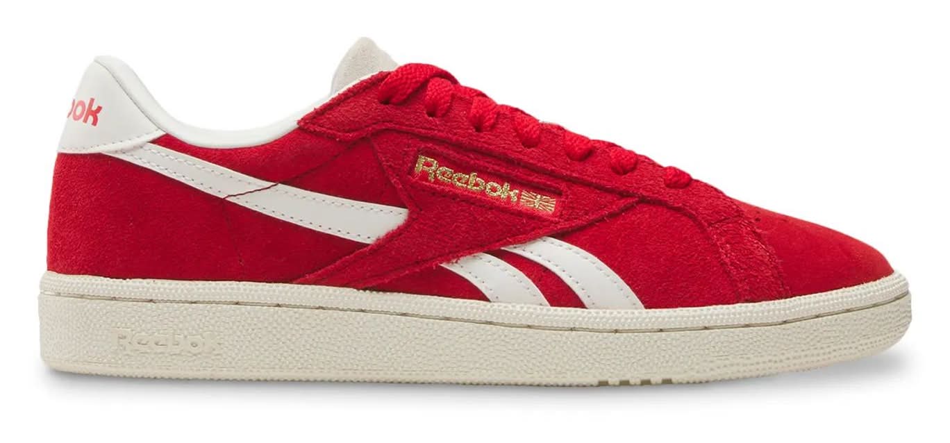 Reebok Club C Grounds Uk Sneaker - Women's (Red Medium - 9.5)