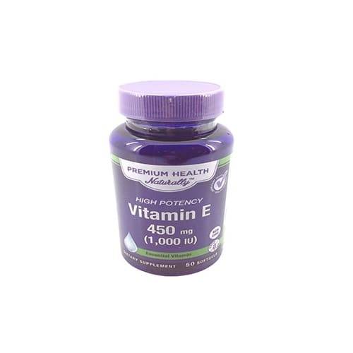 Premium Health Naturally High Potency Vitamin E 450 mg (3.6 oz)