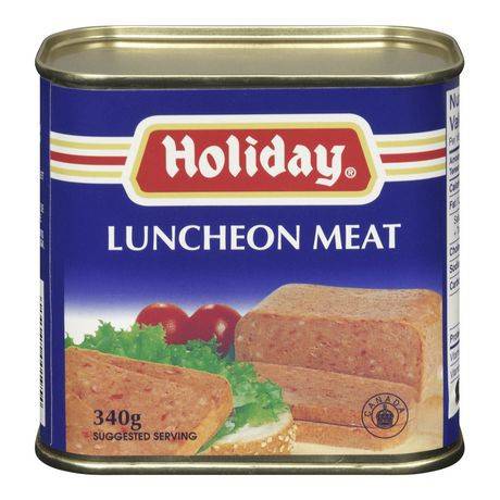 Holiday Canned Luncheon Meat