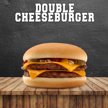 Double cheese burger 2 steak 100 g