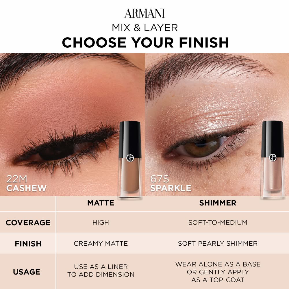 Armani Eye Tint Long-Lasting Liquid Eyeshadow, 68S Tobacco