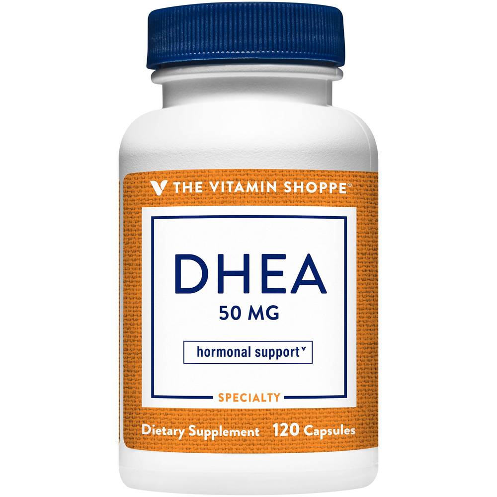 The Vitamin Shoppe Dhea 50 mg Hormonal Support