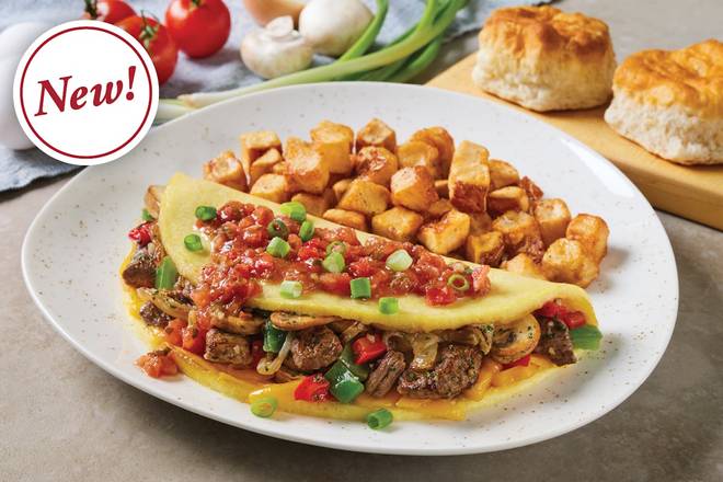 Steak Tips Omelet