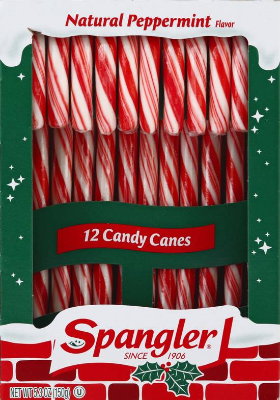 Spangler Peppermint Candy Canes (12 ct)
