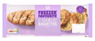 Co-op 2 Garlic Baguettes 310g