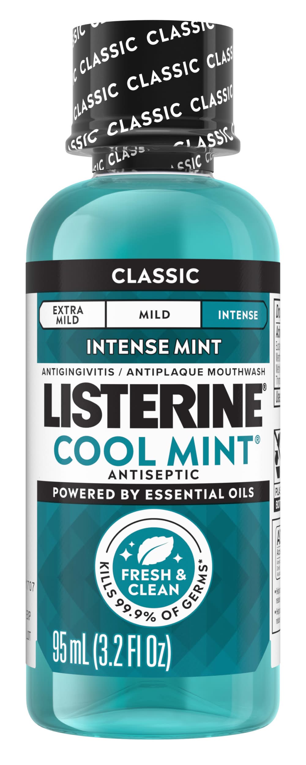 Listerine Antiseptic Mouthwash, Cool Mint (3.2 oz)