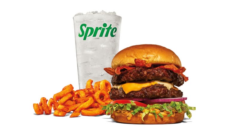 Double Big Cheesy Bacon Burger