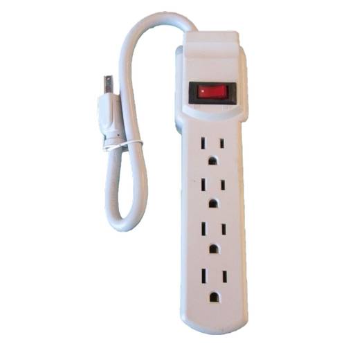 Powtech 4 Outlets Ul Power Strip