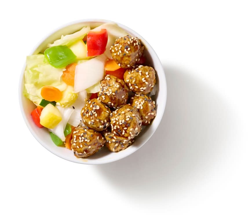 Teriyaki Meatball Bowl
