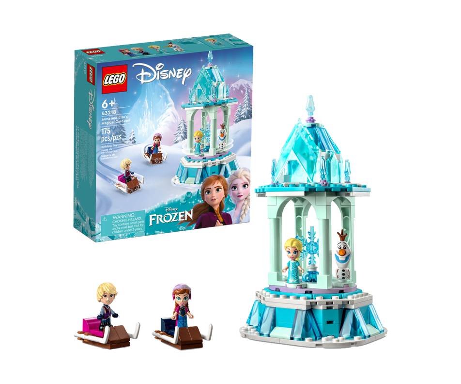 Lego manège magique d’elsa dès 6 ans (175 unités)