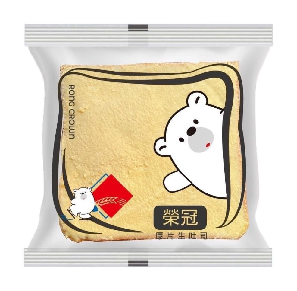 榮冠原味奶酥厚片 (奶素) 90g/片