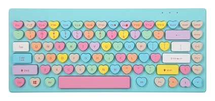 Wireless Shape Keyboard Blue