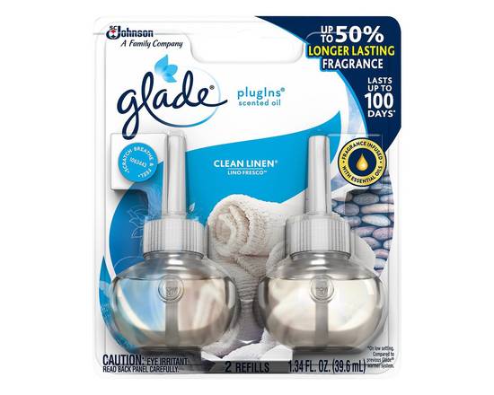 Glade · Plug Ins Clean Linen Scented Oil (2 refills)