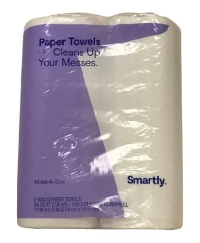 Smartly Make-A-Size Paper Towels, 11 in x 5.5 in (2 ct)
