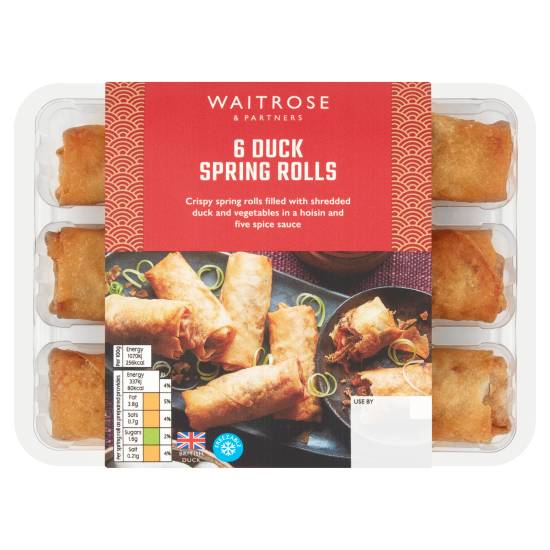 Waitrose Duck Spring Rolls (6 ct)