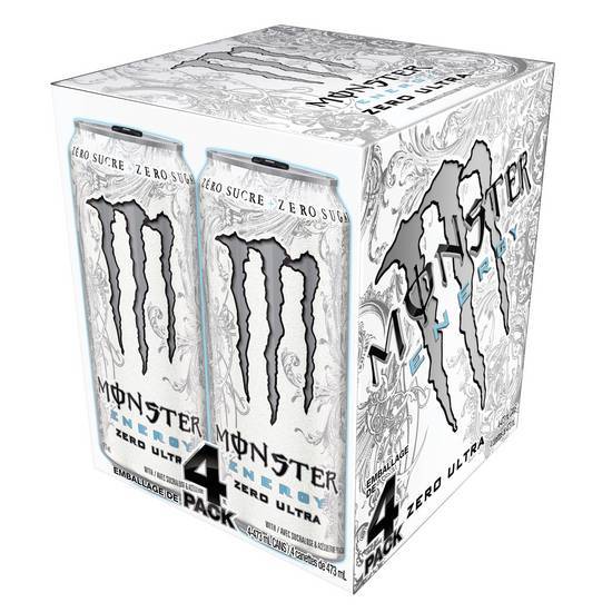 Monster Zero Ultra 4PK (473ml)