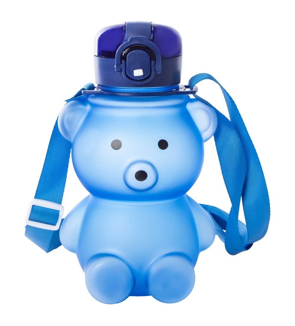 Teddy Bear Hydration Bottle 25oz Blue