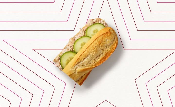 Poli & Line Caught Tuna Half Baguette