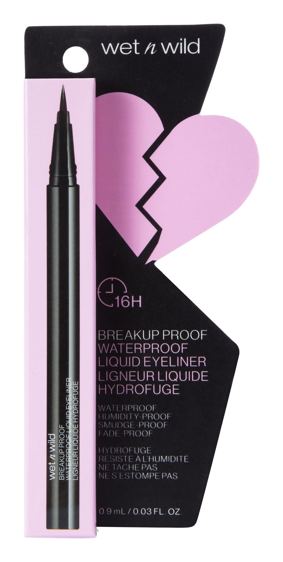 Wet N Wild® Breakup Proof Waterproof Liquid Eyeliner Ultra Black