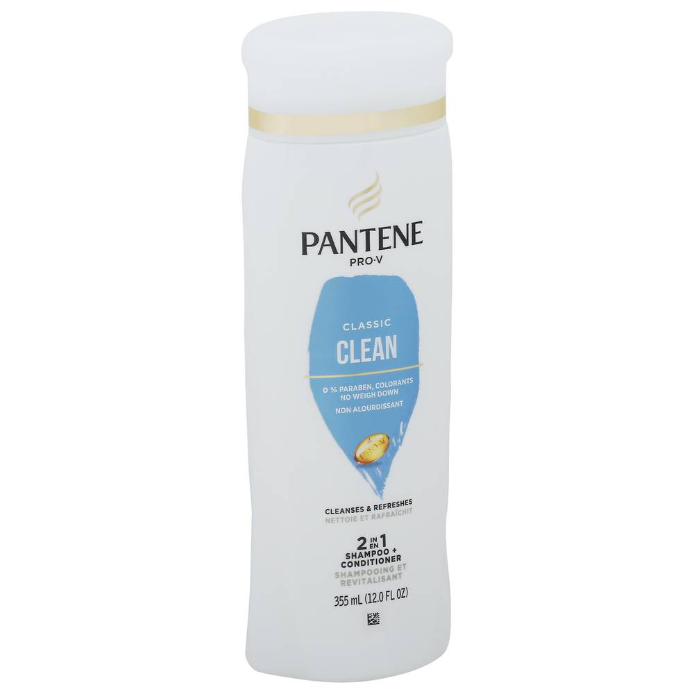 Pantene Classic Clean Shampoo + Conditioner (12 fl oz)