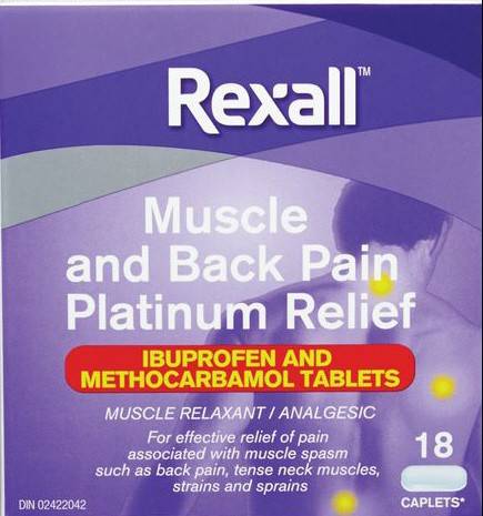 Rexall Muscle & Back Pain Platinum Relief (18 units)