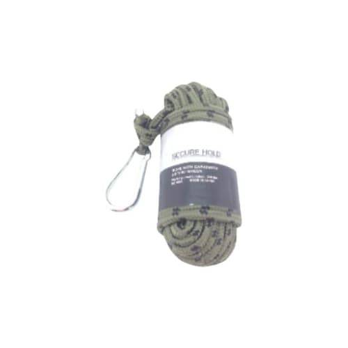 Secure Hold 3/8" X 50' Camo Rope With Carabiner