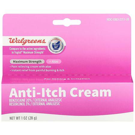 Walgreens Vaginal Anti-Itch Cream - 1.0 oz