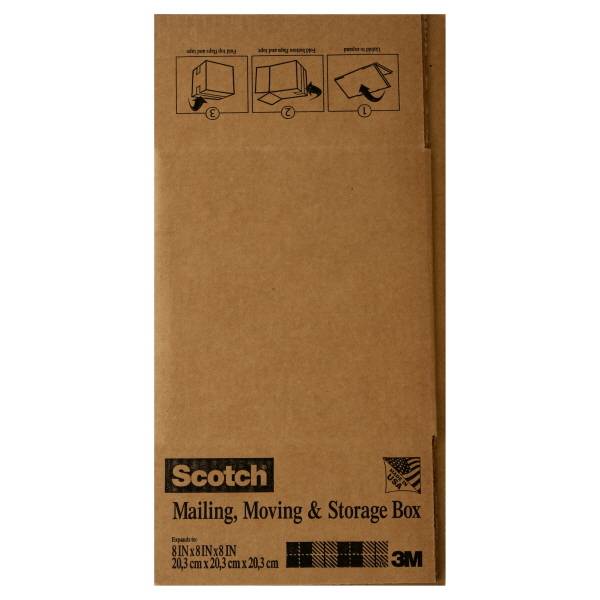 Scotch 8"H X 8"w X 8"d Brown Mailing Box