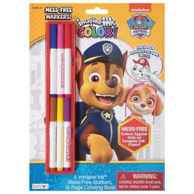 Bendon Paw Patrol Imagine Ink Color Book - Each