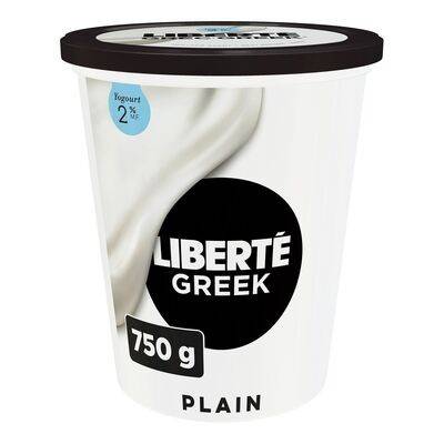 Liberté yogourt nature 2 % (750 g) - plain greek yogurt 2% (750 g)