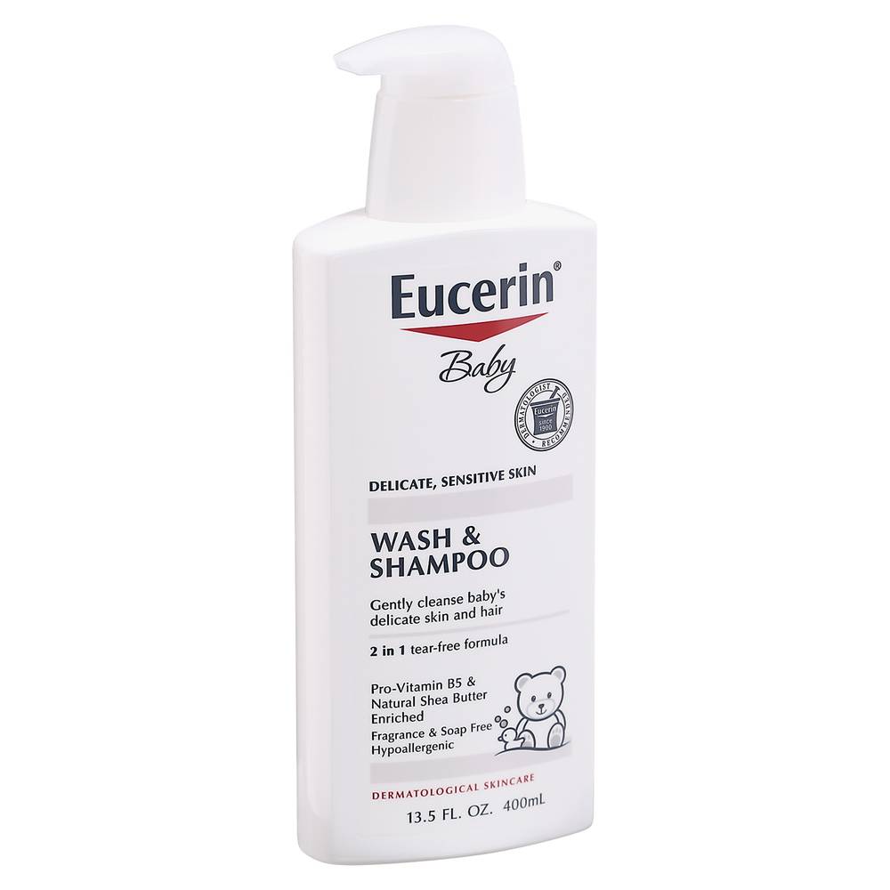 Eucerin Baby Delicate Sensitive Skin 2 in 1 Wash & Shampoo