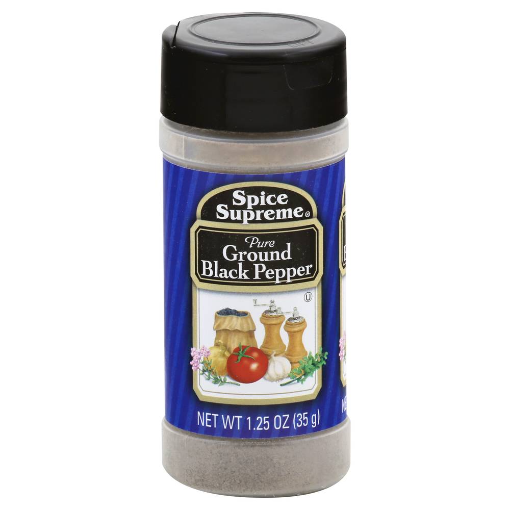 Spice Supreme Pure Ground Black Pepper (1.3 oz)