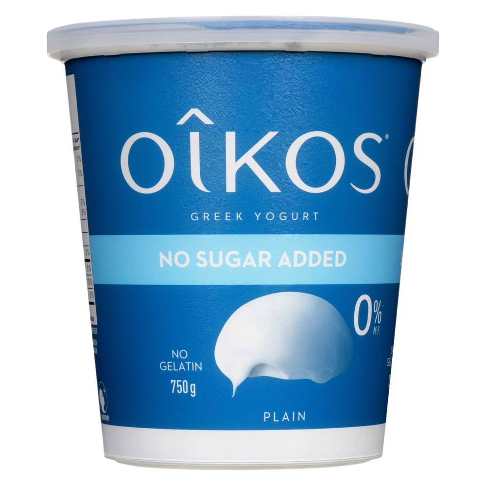 Oîkos 0% M.F. Plain Greek Yogurt (750 g)