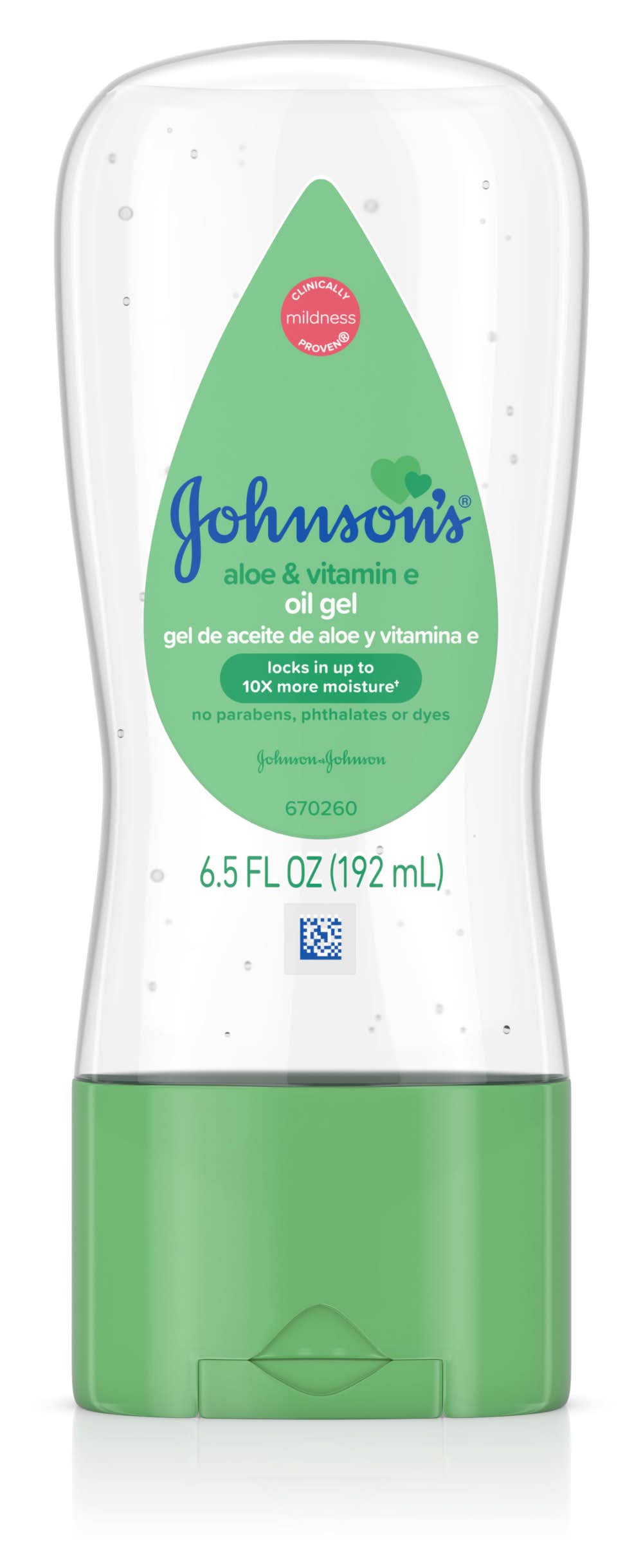 Johnson's Aloe & Vitamin E Baby Oil Gel (6.5 fl oz)