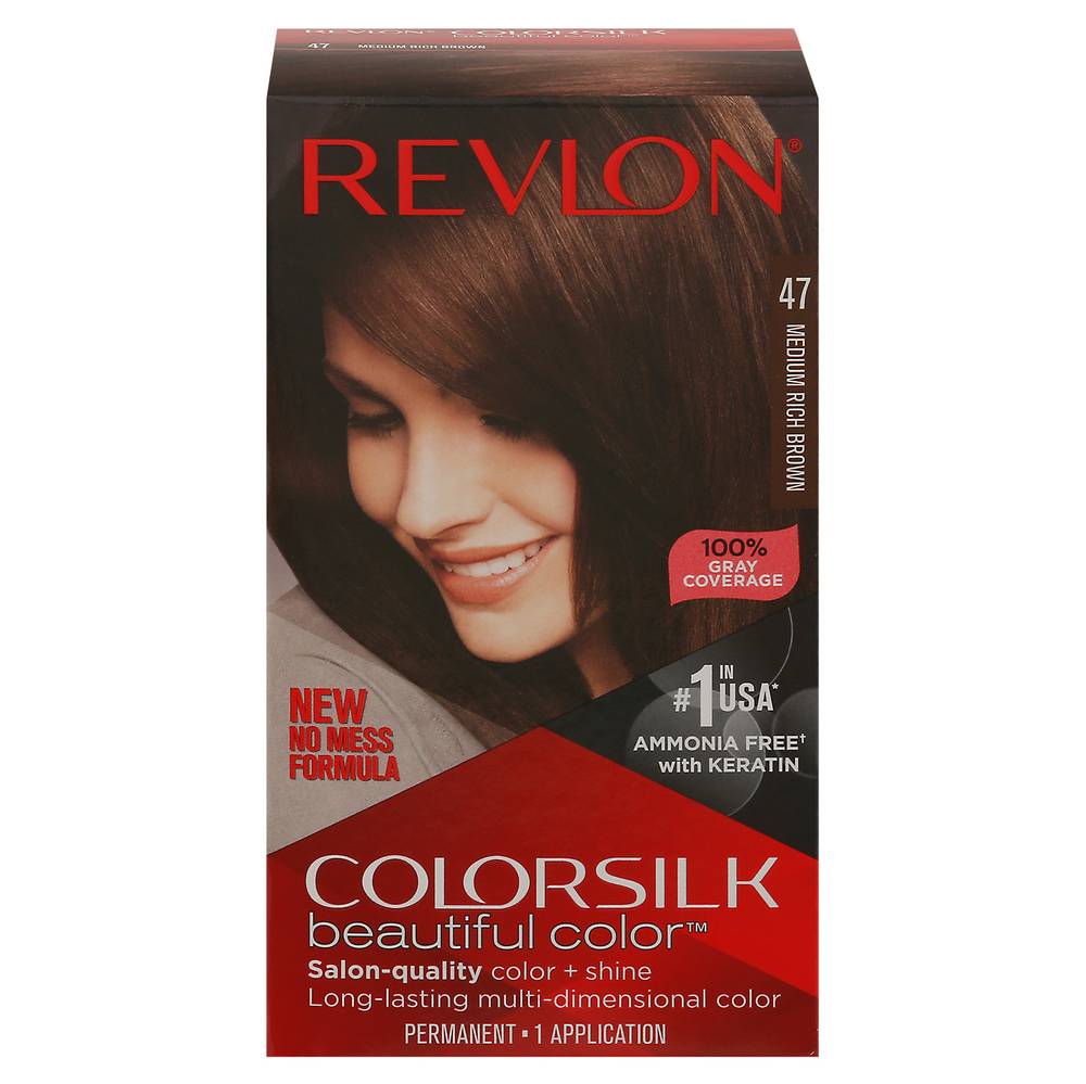 Revlon Colorsilk Beautiful Color (47 medium rich brown)