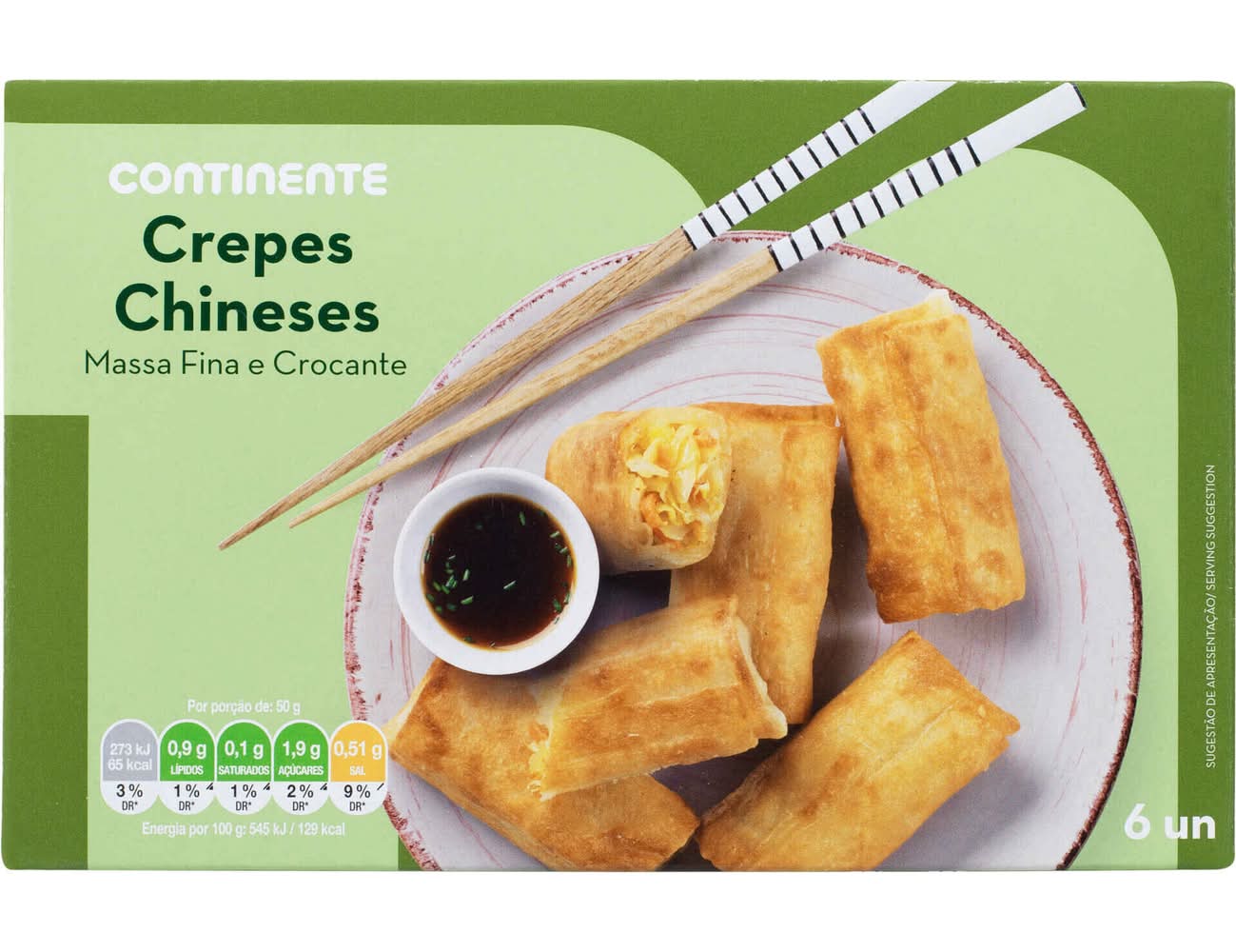 Crepes Chineses Continente (emb. 300 gr)