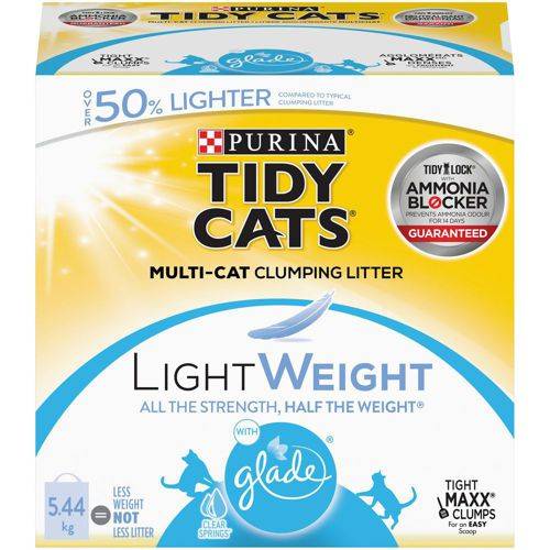 Tidy cats litière agglomérante multi chats poids plume