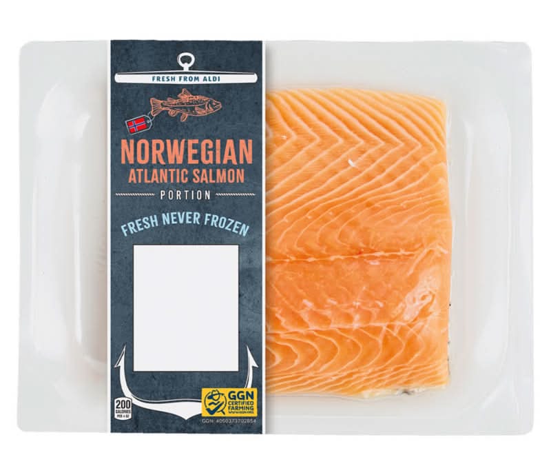 Aldi Norwegian Atlantic Salmon Portion
