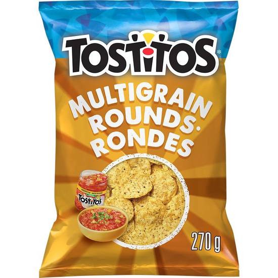 Tostitos Multigrain Rounds Tortilla Chips (270 g)