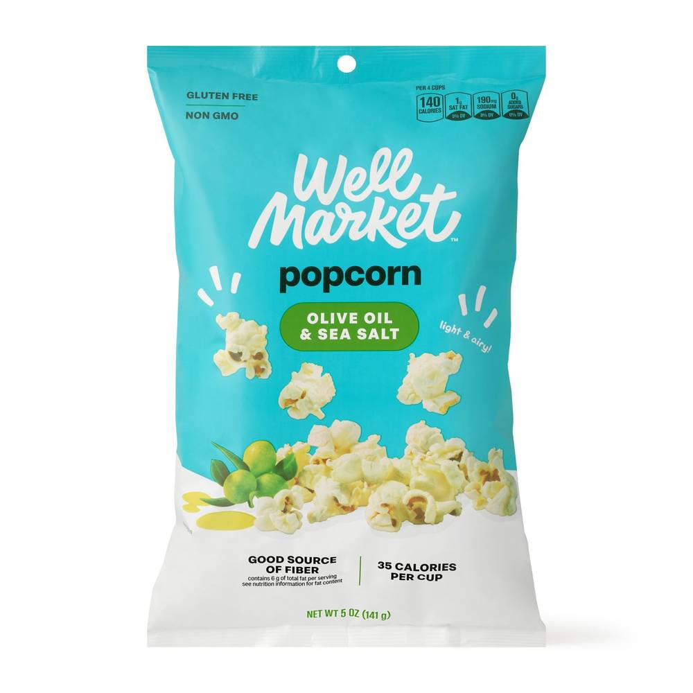 Well Market Popcorn (olive oil - sea salt)