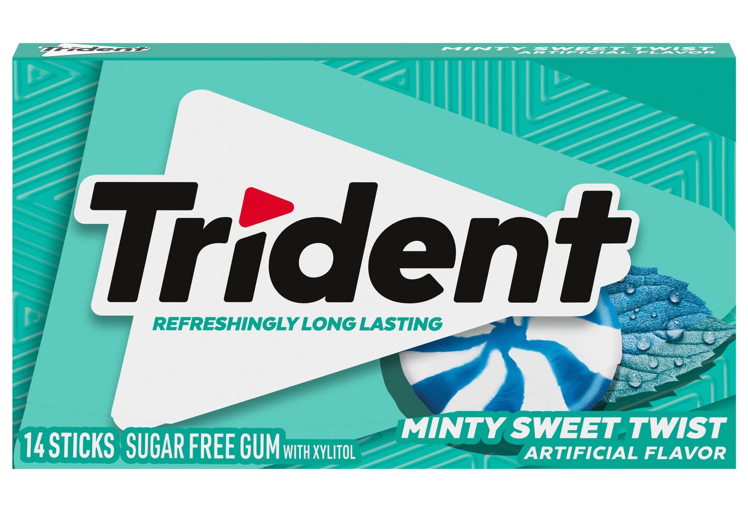 Trident® Minty Sweet Twist Sugar-Free Gum - 14 Sticks