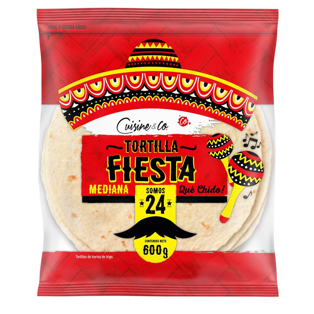 Cuisine & co tortillas medianas (bolsa 20 u)
