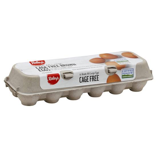 Raley's Grade Aa Cage Free Brown Eggs (large)
