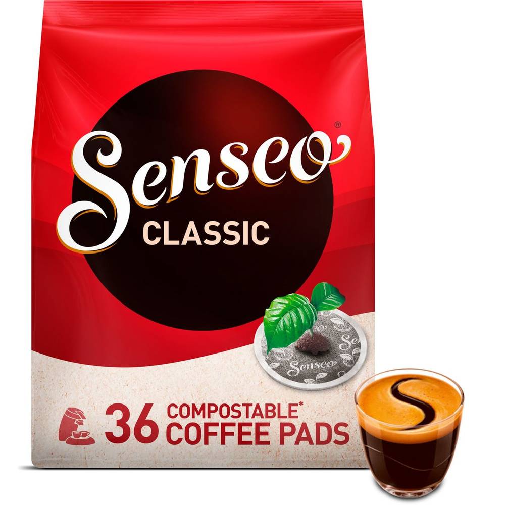 Senseo Classic Café Moulu en Dosettes Filtre 36 Pièces 250 g