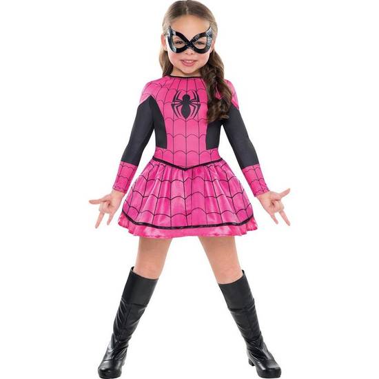 Girls Pink Spider-Girl Costume - Size - 3-4T
