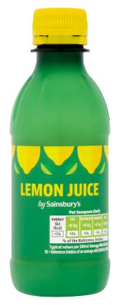 Sainsbury's Lemon Juice (250ml)
