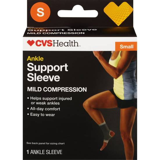 CVS Health Ankle Support Sleeve, Small