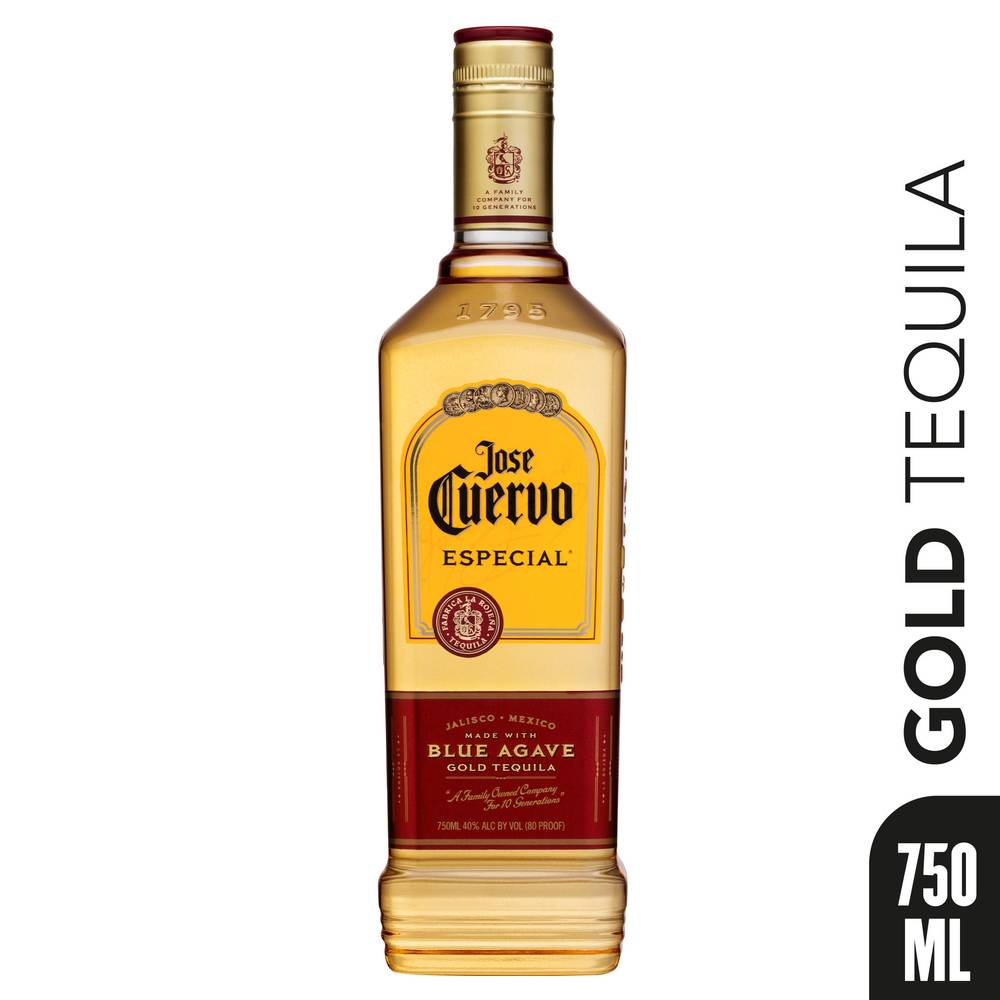 Jose Cuervo Especial Blue Agave Gold Tequila (750 ml)