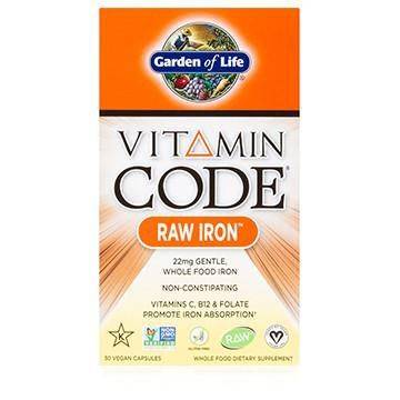 Garden Of Life Vitamin Code Raw Iron Supplement
