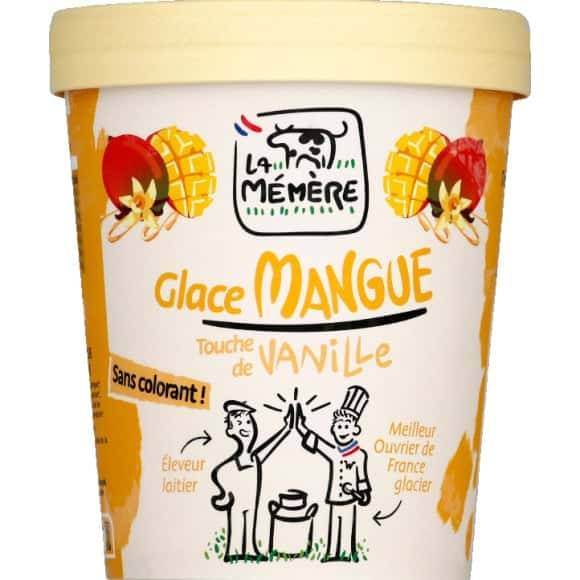 La Mémère - Glace mangue touche, vanille (500ml)